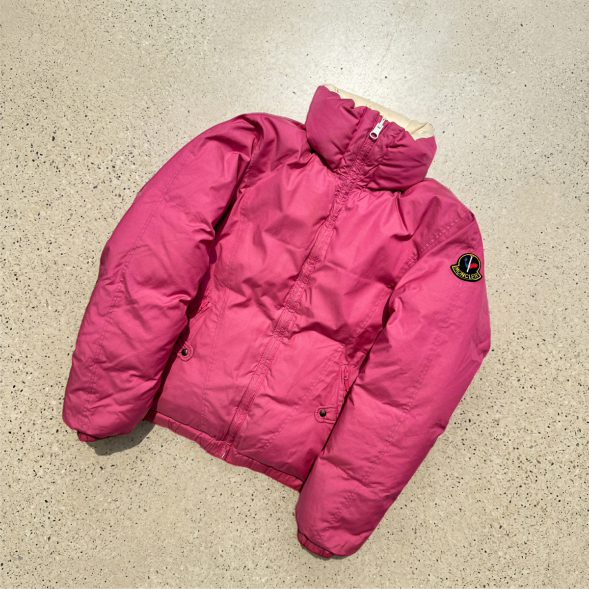 Vintage Reversible Pink Moncler Ski Jacket