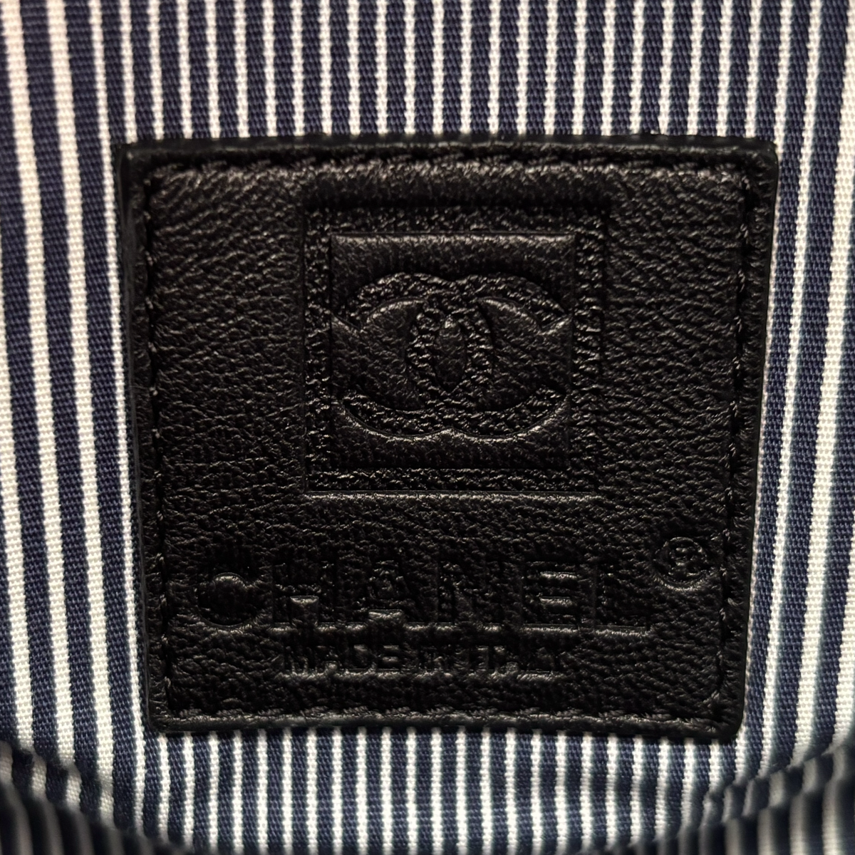 Vintage Navy Chanel Duffle Bag