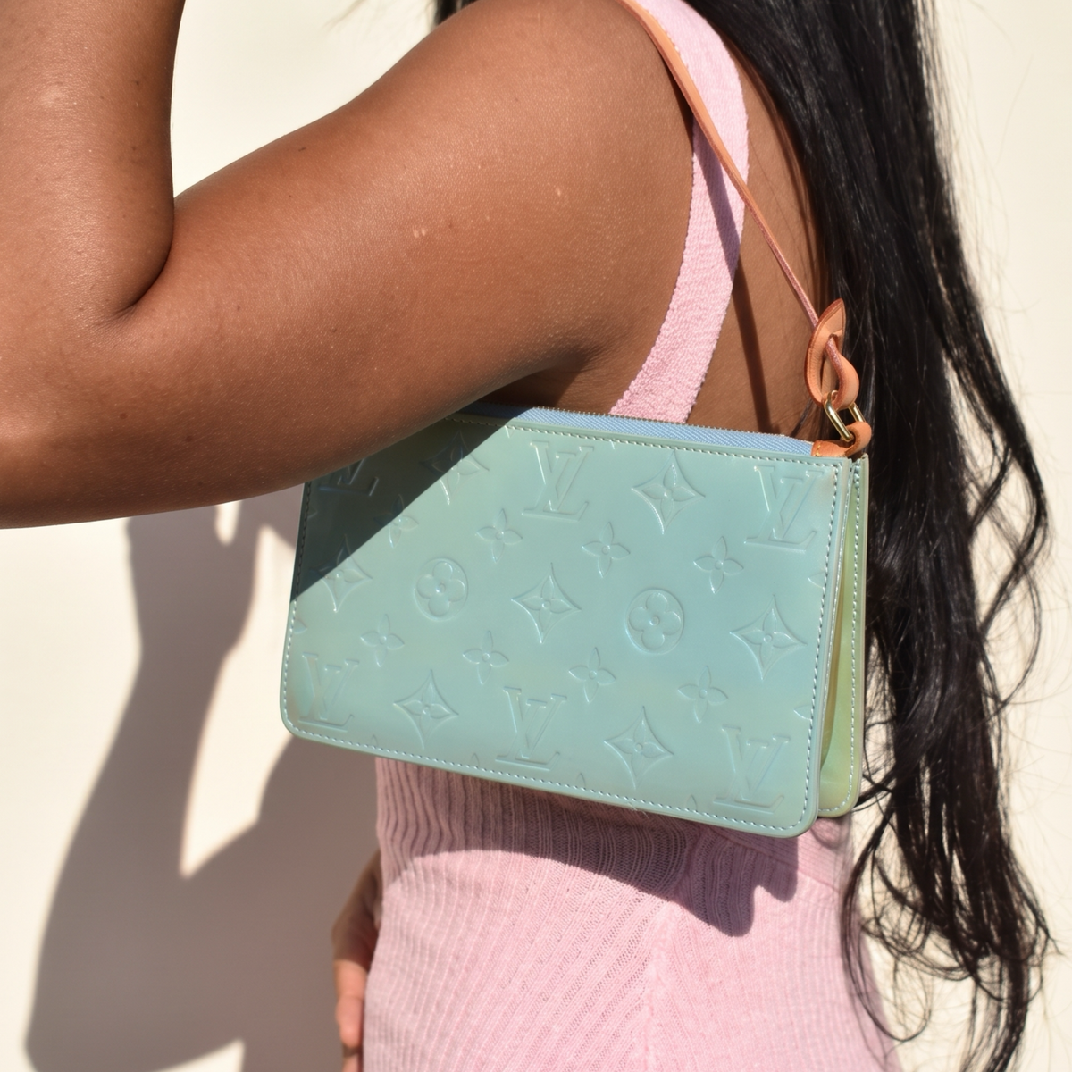 Vintage Blue Louis Vuitton Lexington Bag