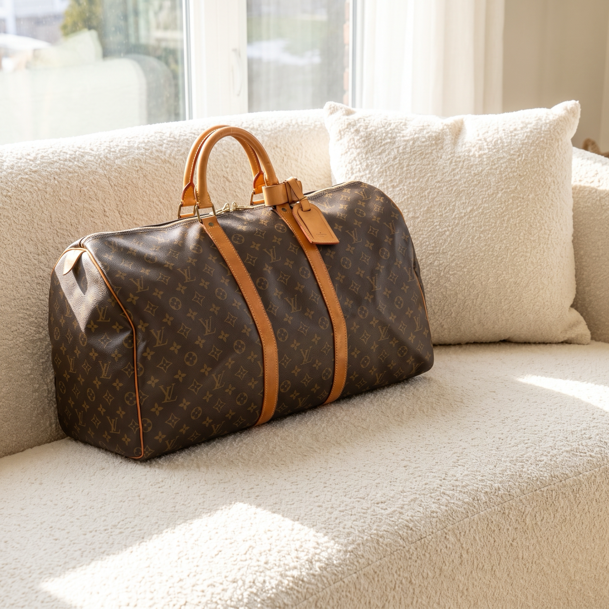 Vintage Louis Vuitton Keepall 55 Holdall