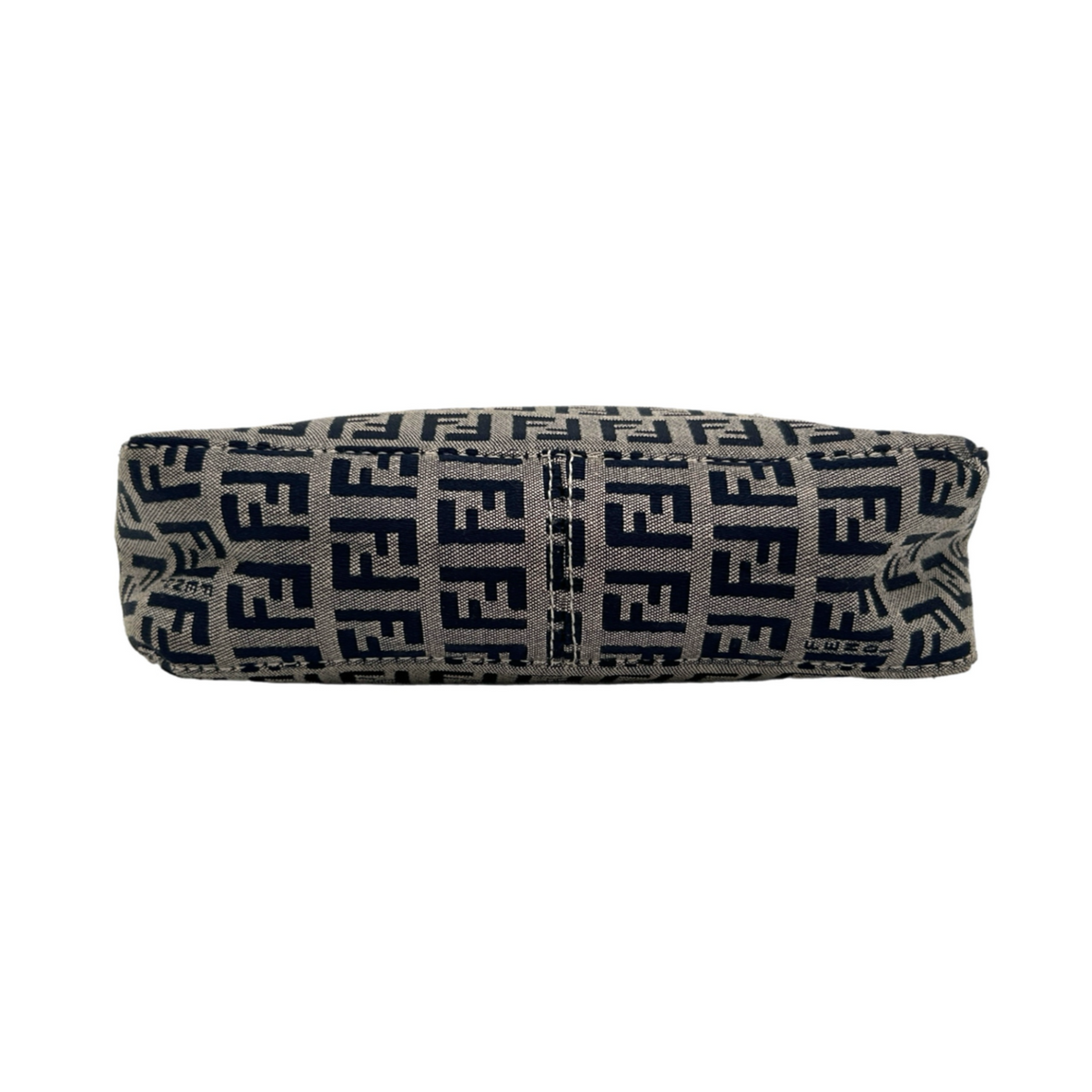 Vintage Grey Fendi Monogram Shoulder Bag