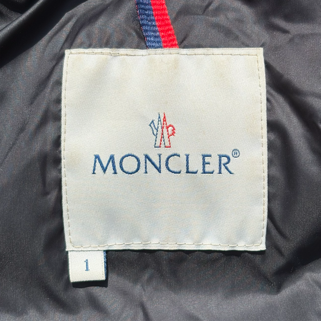Vintage Turquoise Moncler Badia Puffer Jacket