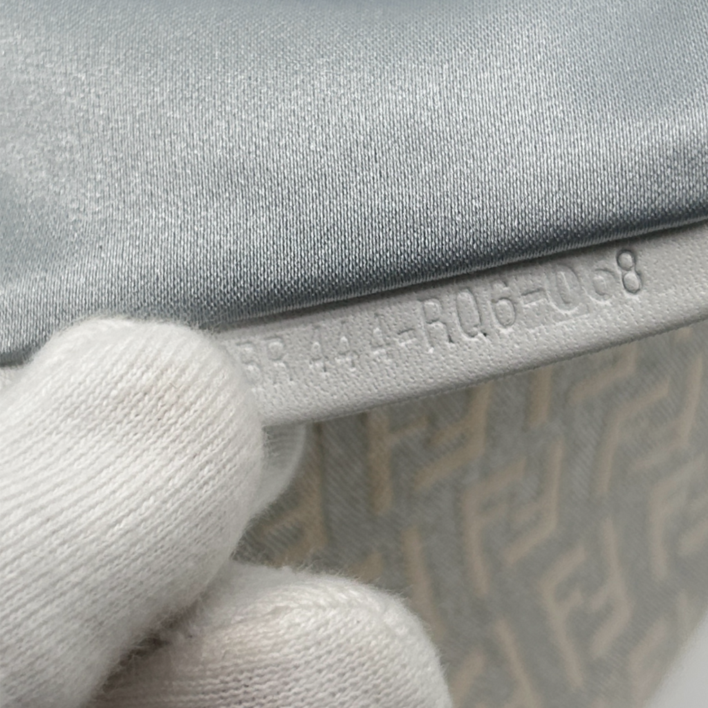 Vintage Silver Fendi Glitter Shoulder Bag
