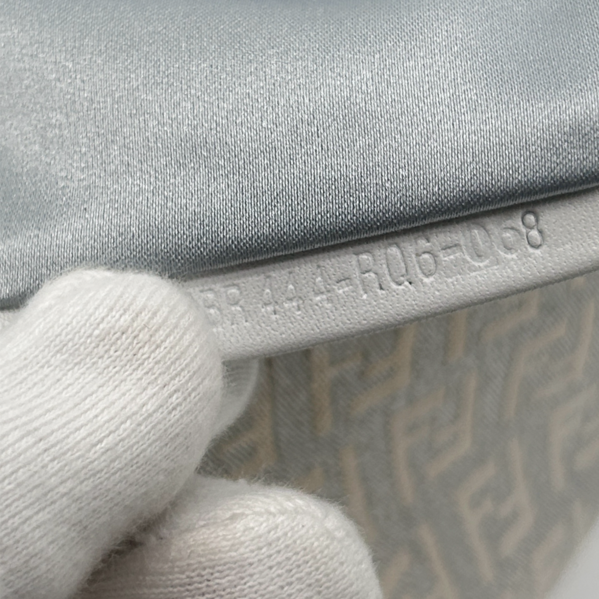 Vintage Silver Fendi Glitter Shoulder Bag