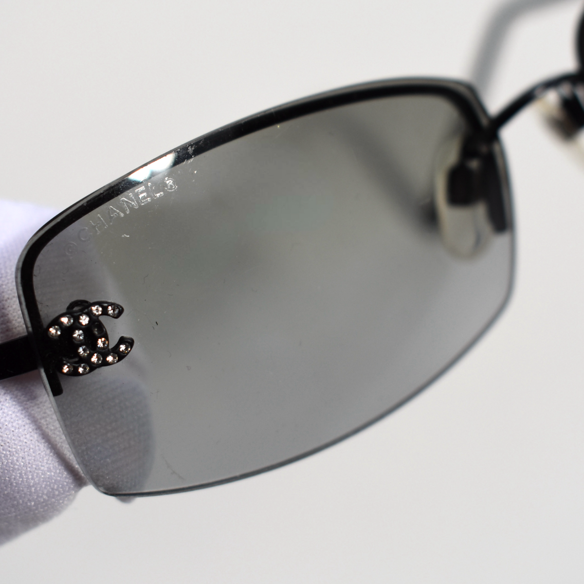 Vintage Chanel Rhinestone Sunglasses