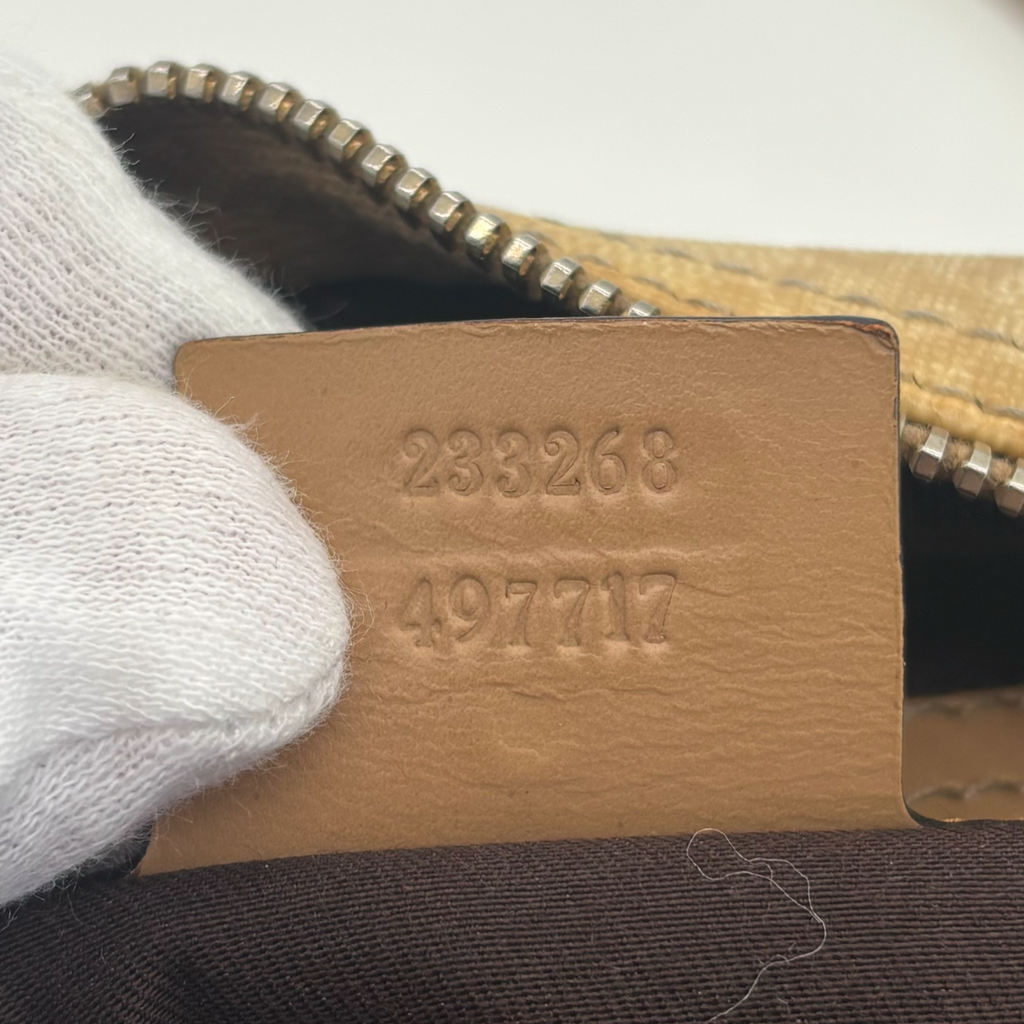 Vintage Light Beige Gucci Crossbody Bag