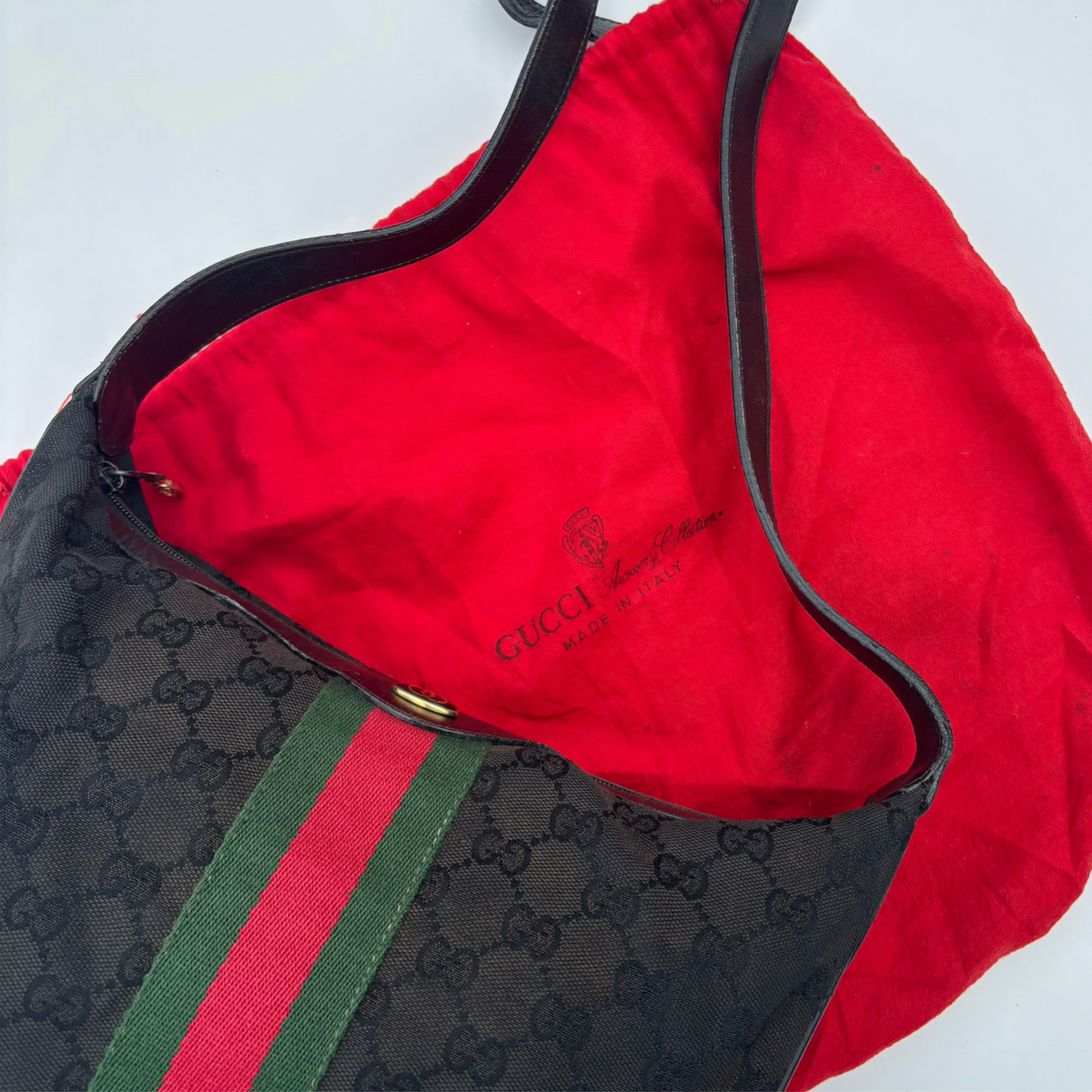 Vintage Black Gucci Ophidia Shoulder Bag