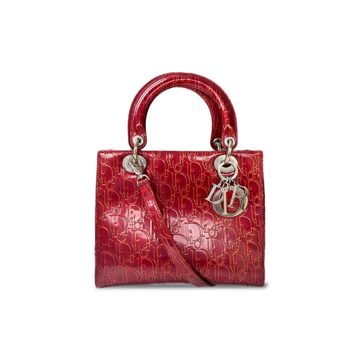 Vintage Red Christian Dior Ultimate Lady Dior Bag