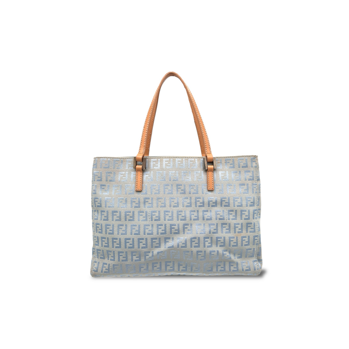 Vintage Baby Blue Fendi Tote Bag
