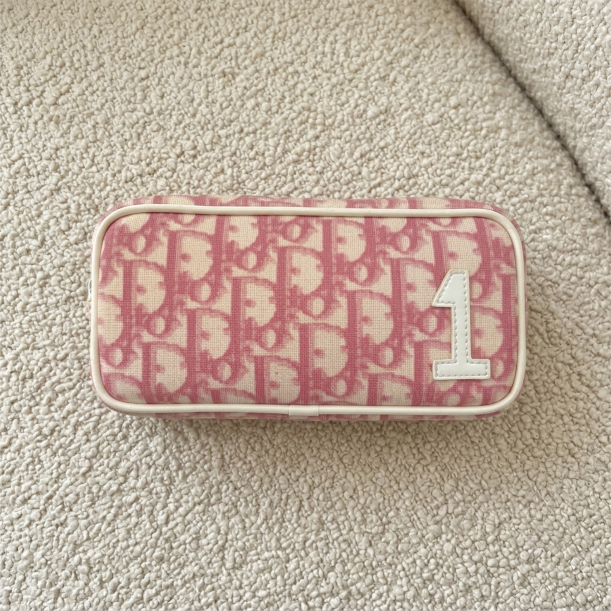 Vintage Pink Christian Dior Clutch Bag