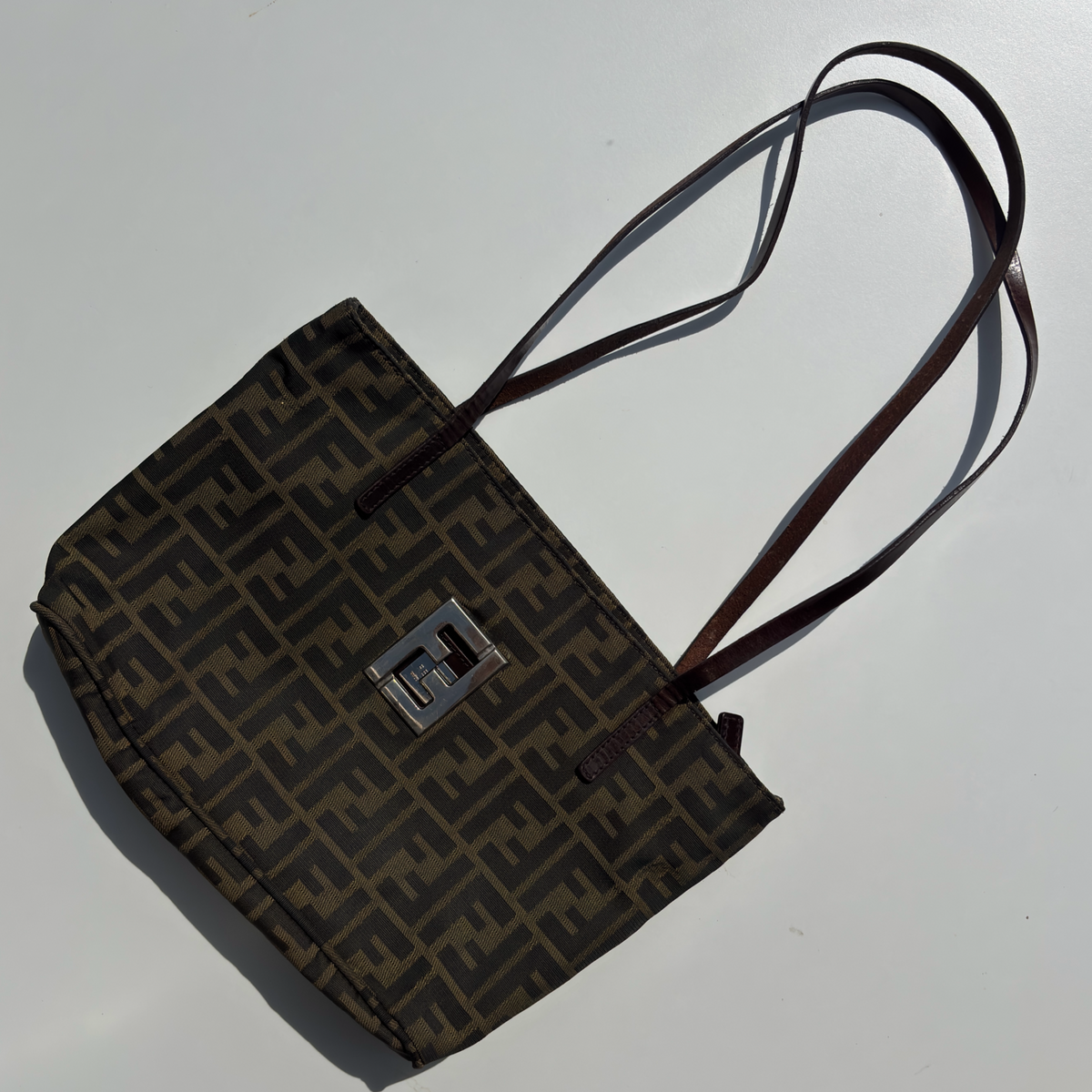 Vintage Fendi Zucca Tote Bag