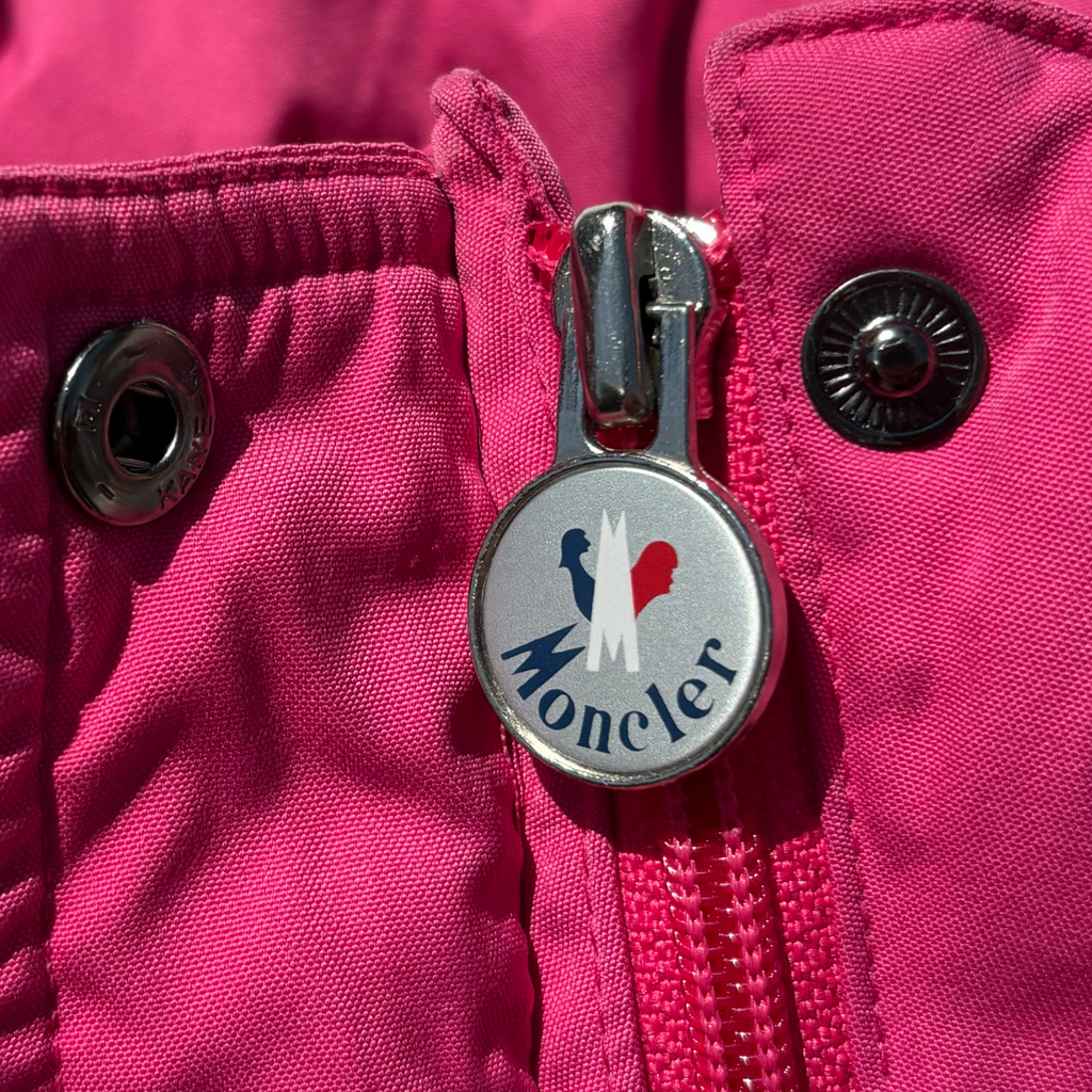 Vintage Pink Moncler Asics Ski Jacket