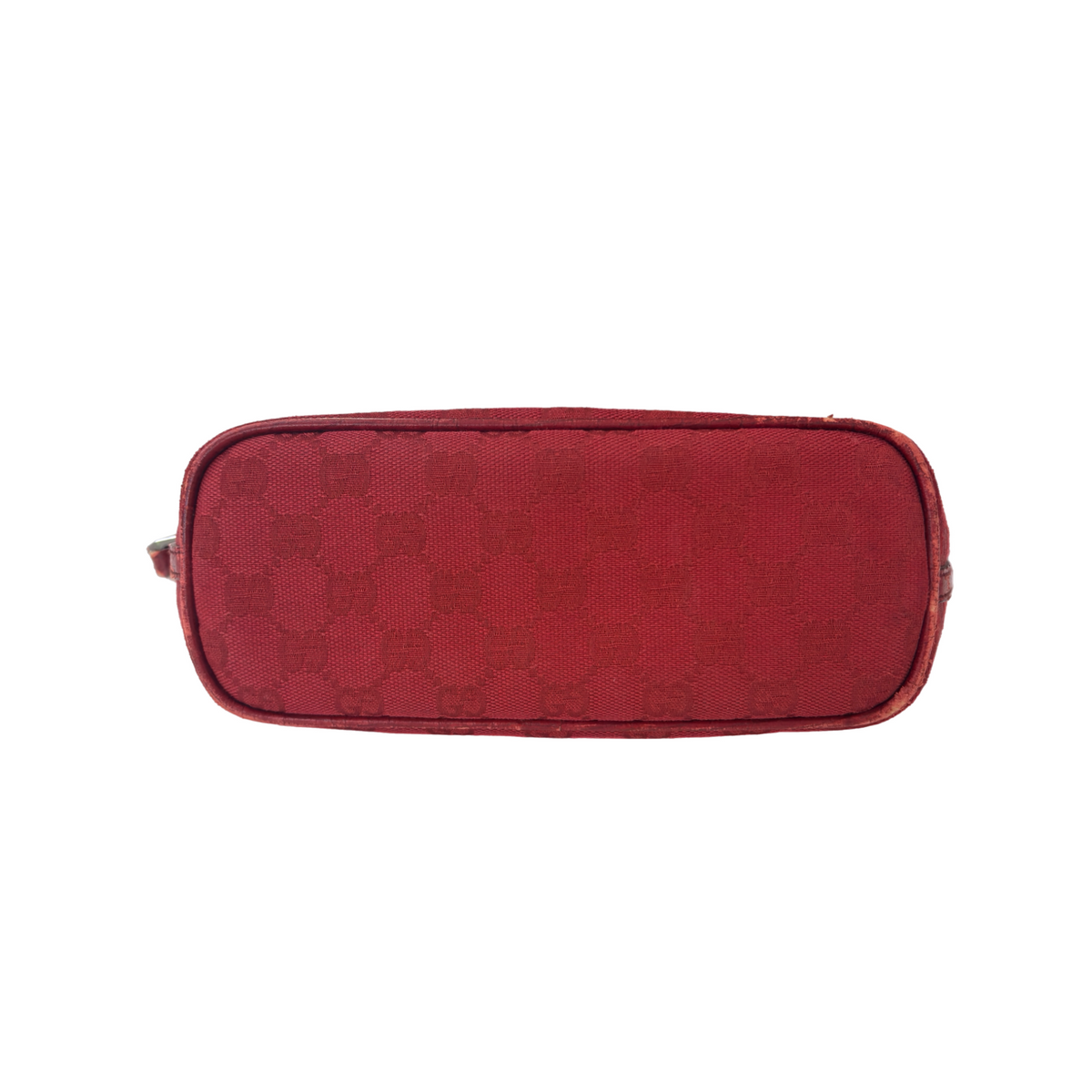 Vintage Red Gucci Boat Bag