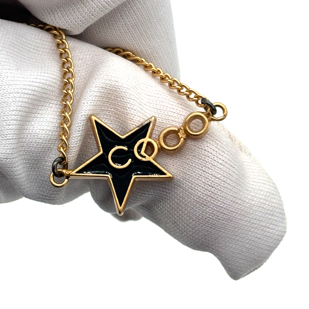 Vintage Gold Chanel Coco Necklace