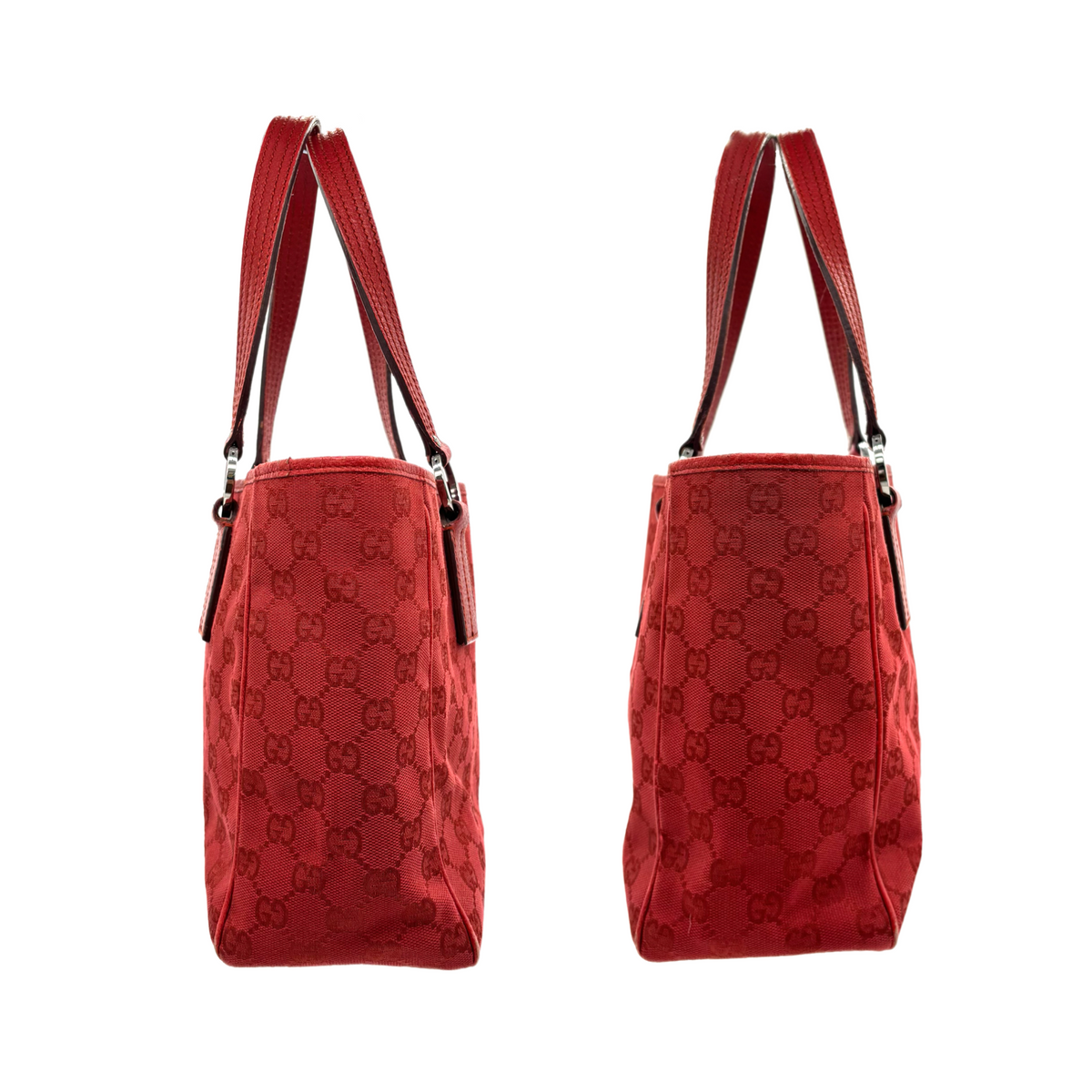 Vintage Red Gucci Tote Bag