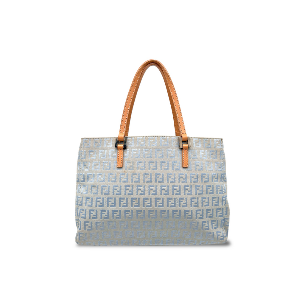 Vintage Baby Blue Fendi Tote Bag