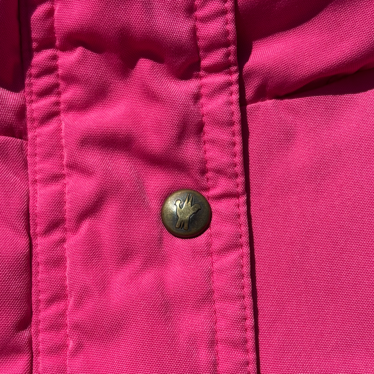 Vintage Pink Moncler Asics Ski Jacket