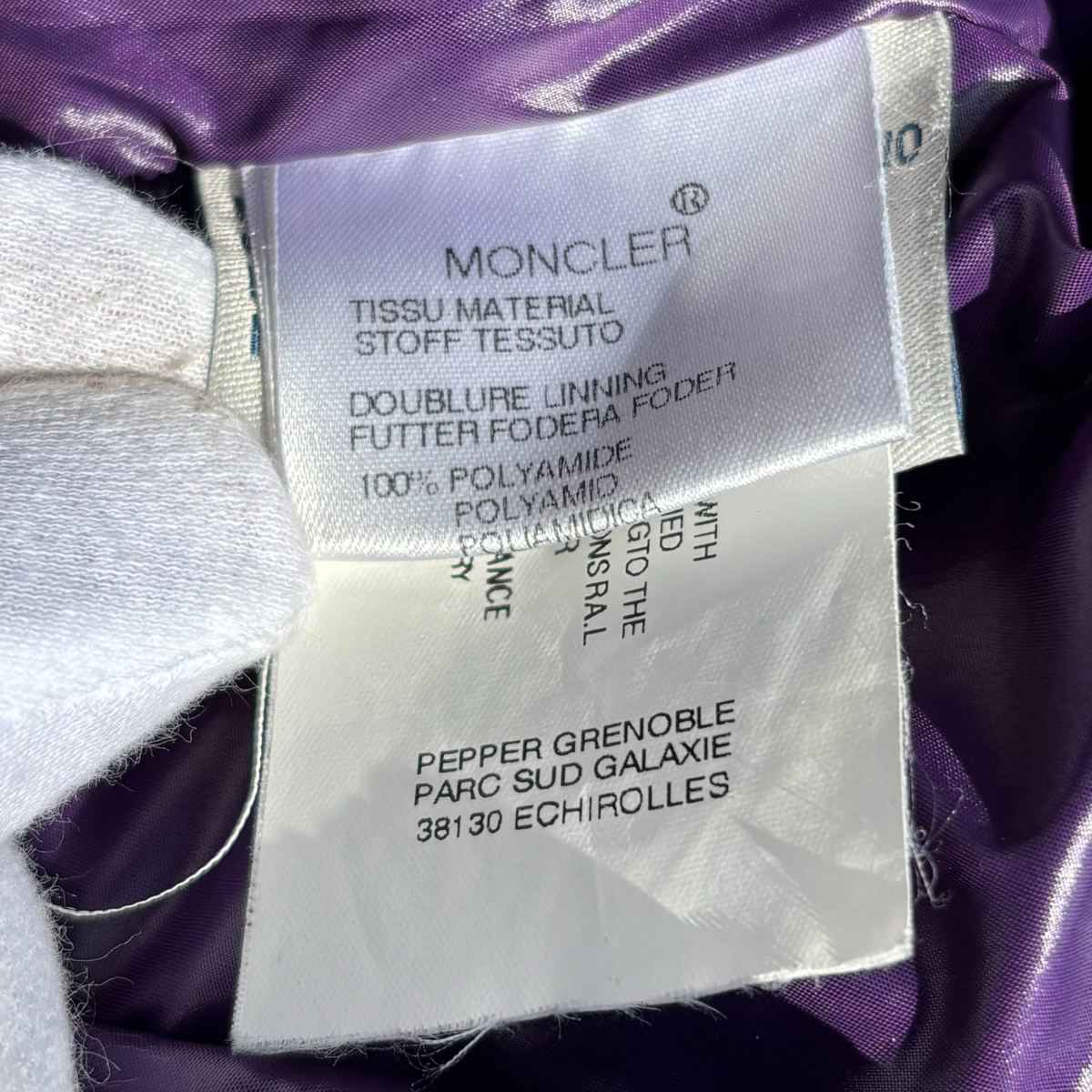 Vintage Purple Moncler Everest Jacket