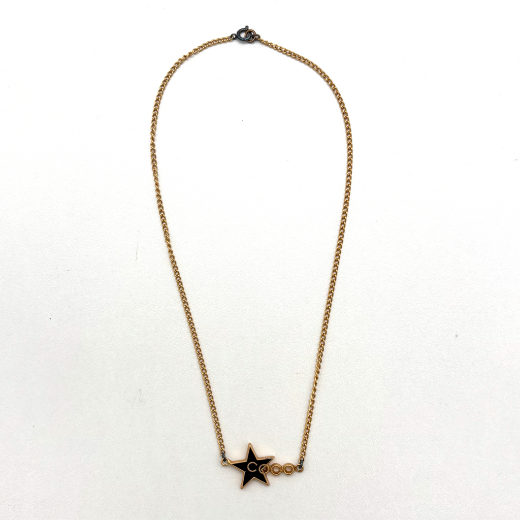 Vintage Gold Chanel Coco Necklace