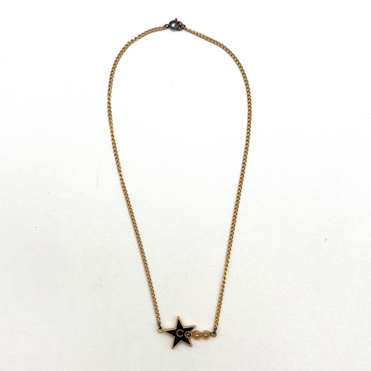 Vintage Gold Chanel Coco Necklace
