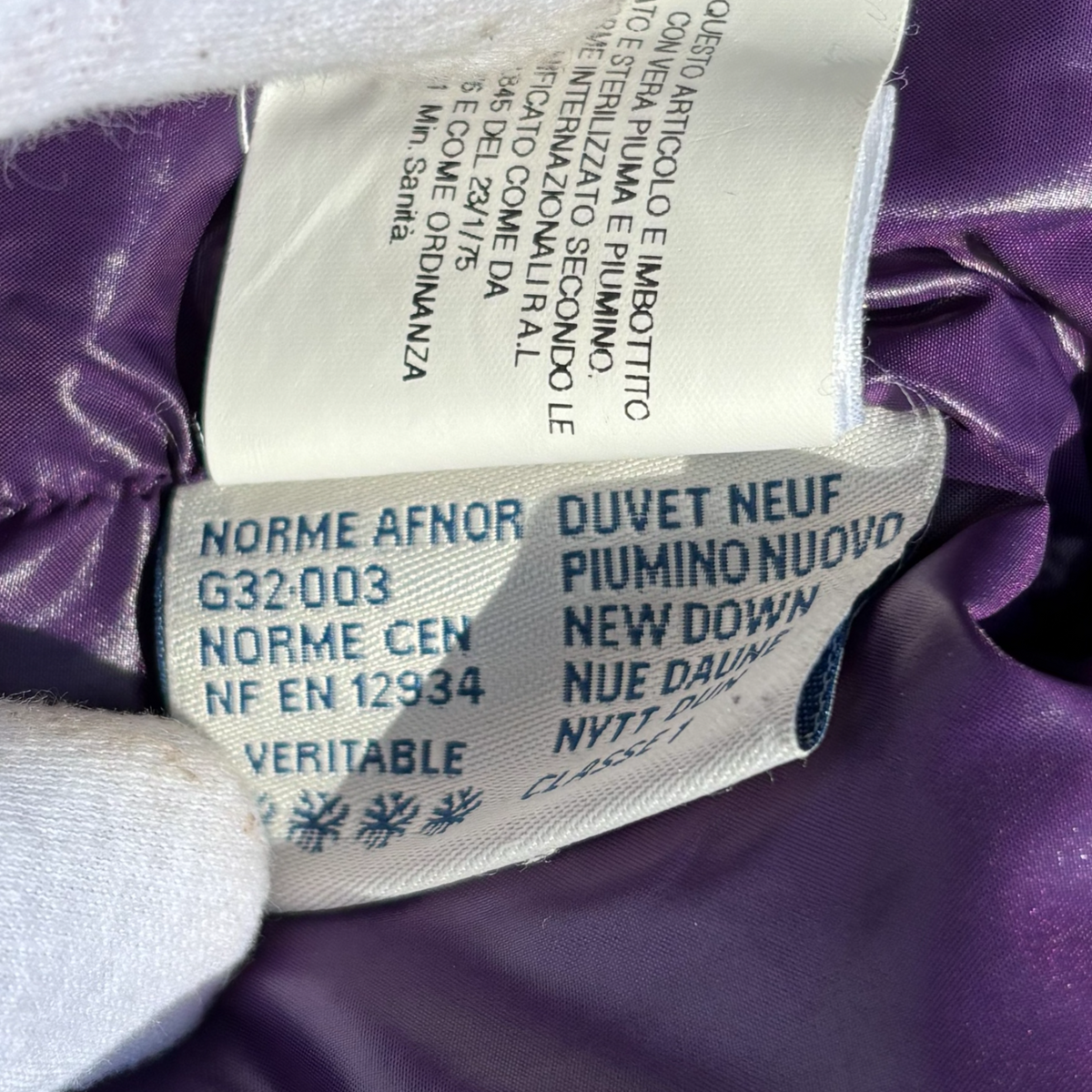 Vintage Purple Moncler Everest Jacket